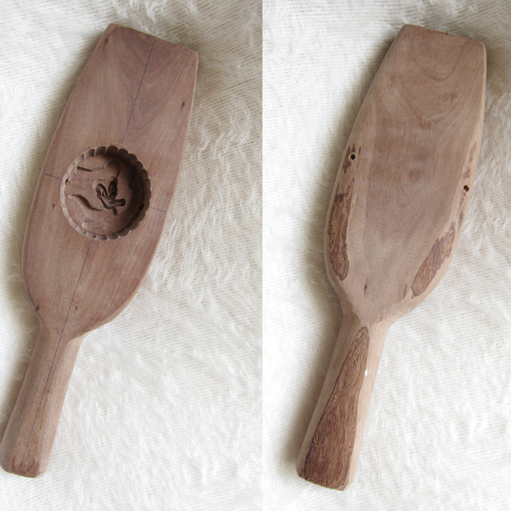 Mooncake Cookie hand carved wooden mold